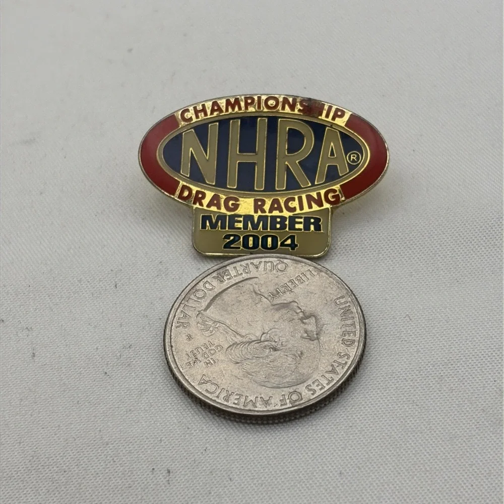 NHRA Championship Drag Racing Member 2004 Lapel Hat Pin Vintage Motorsports